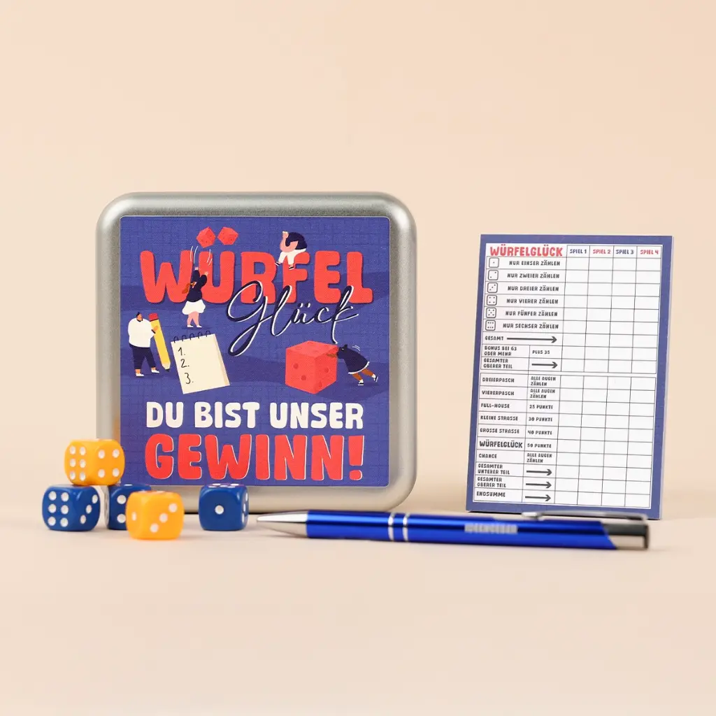 "Du bist unser Gewinn!" - Würfelspiel
