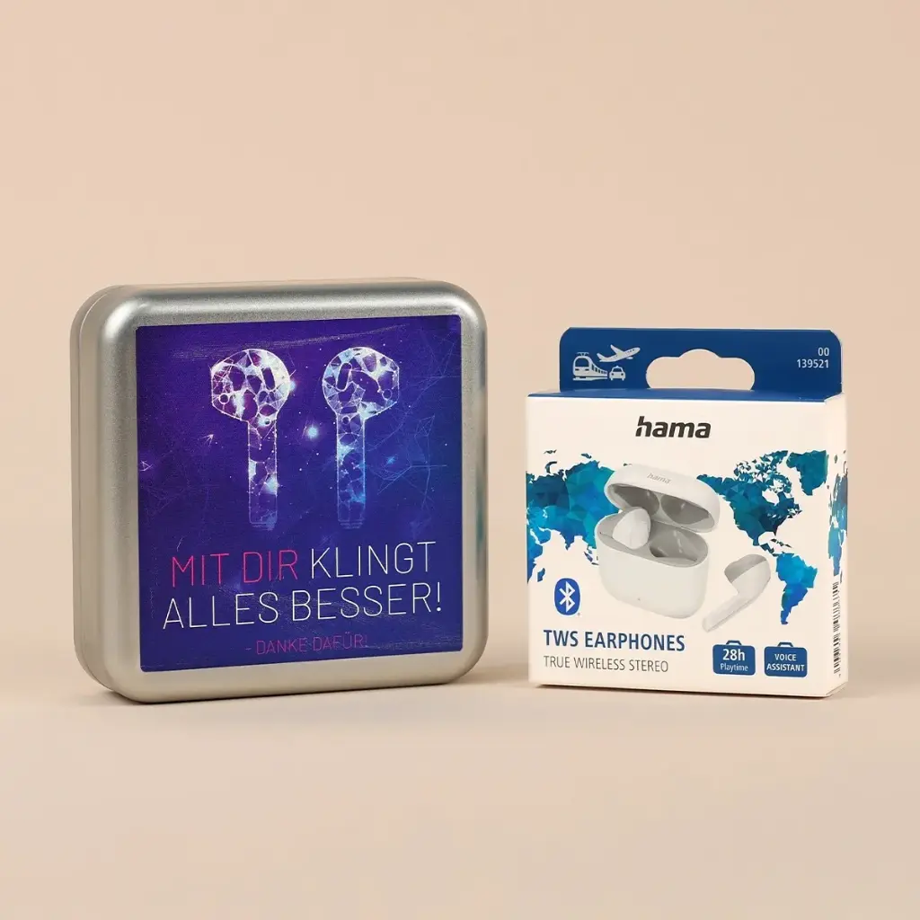 "Mit Dir klingt alles besser!" - Earbuds hama