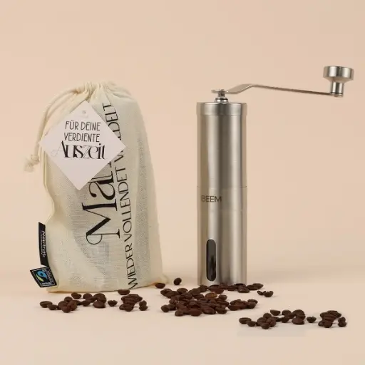 [WP13463] Kaffeemühle "Mahl wieder vollendet veredelt"