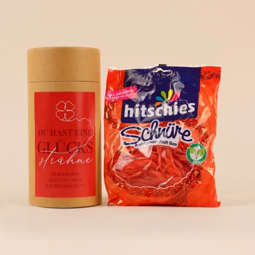 [WP13444] Präsenthülse "Glückssträhne" - Hitschies