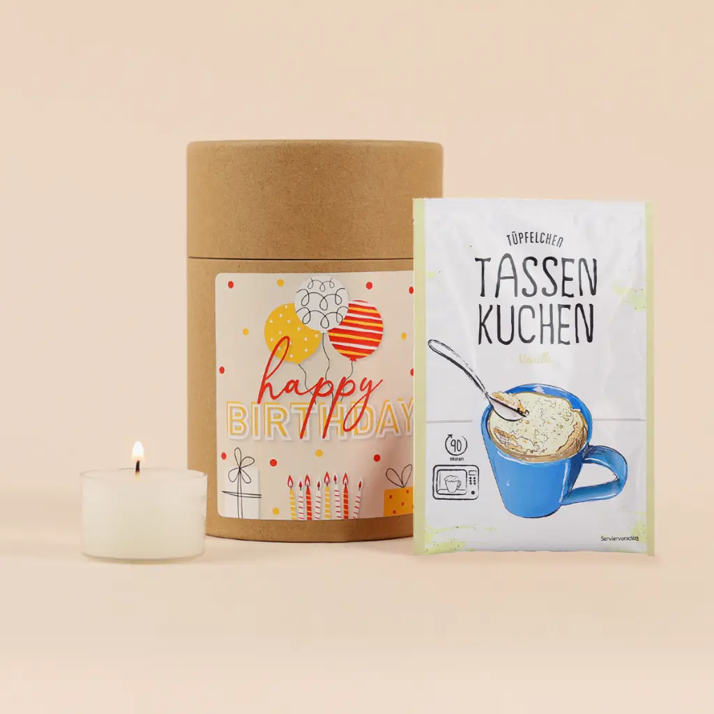 Geburtstagsküchlein "Happy Birthday"