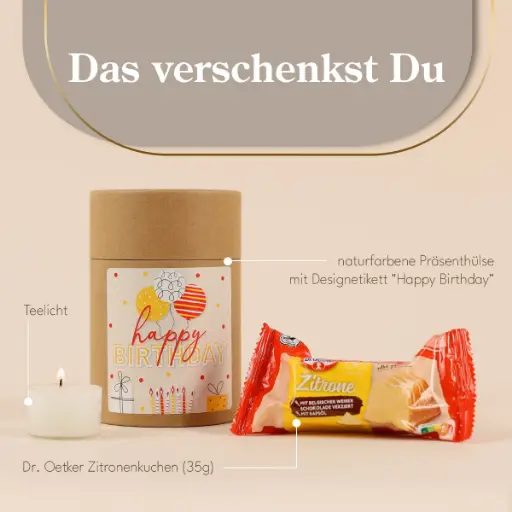 [WP13462] Geburtstagsküchlein "Happy Birthday"