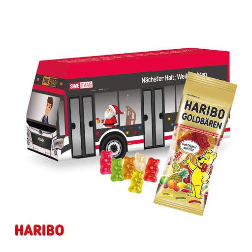 [91702] 3D Präsent Bus - Haribo