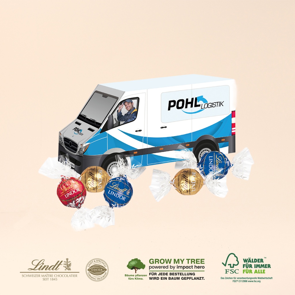 3D Präsent Transporter - Lindt