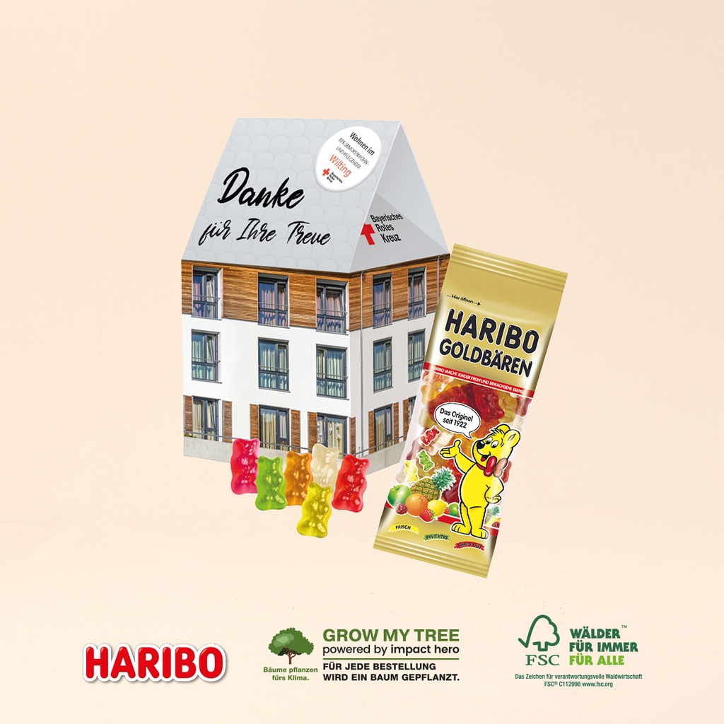 3D Präsent Haus - Haribo