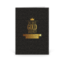 Grußkarte "Du bist Gold wert - Xmas"