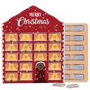 Täfelchen Adventskalender Haus ECO - Napolitain