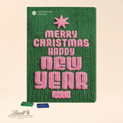 [1211-L] Marken Wand Adventskalender, Lindt Schokotäfelchen