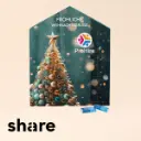 Täfelchen Adventskalender Haus - share Napolitain