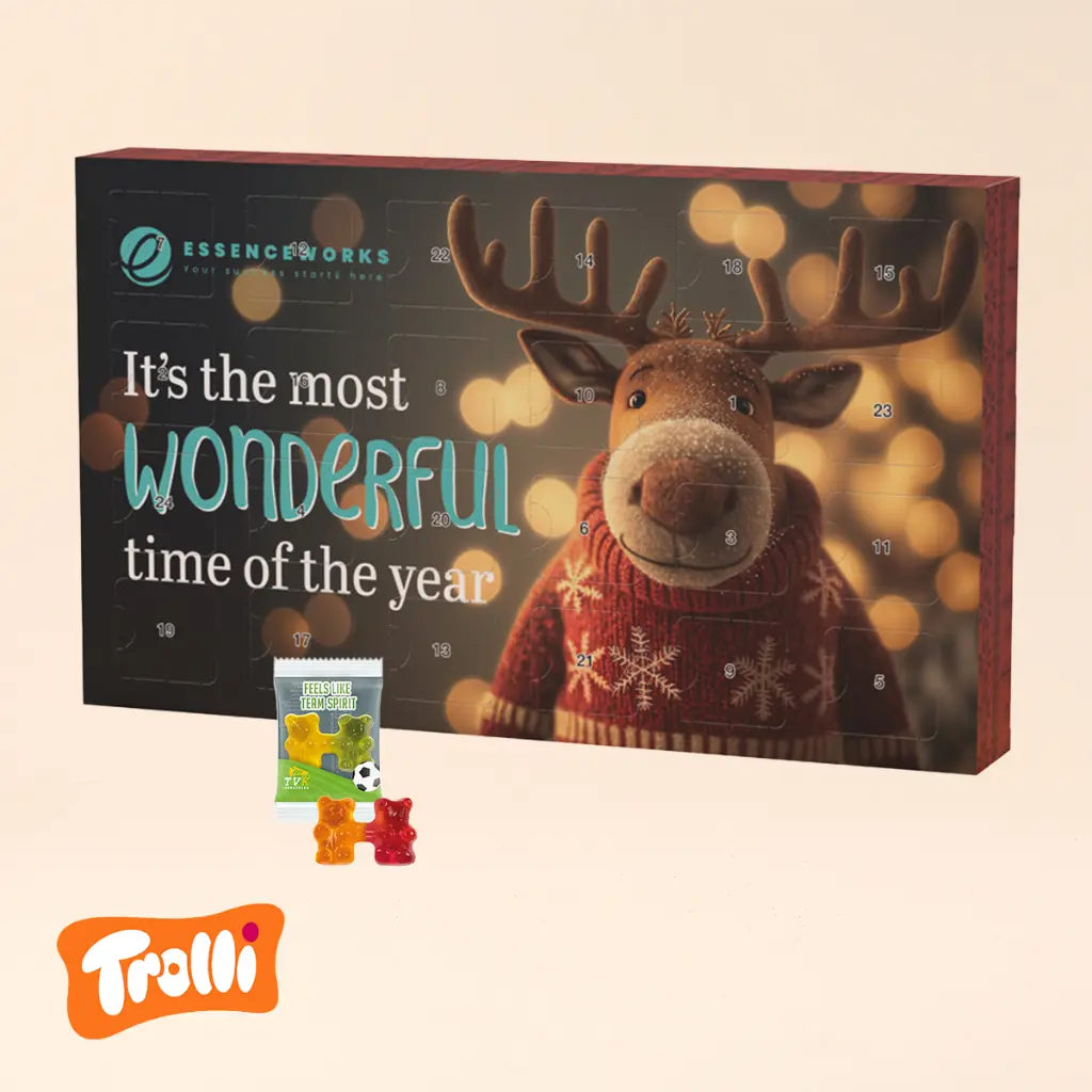 Adventskalender Eco L, Trolli Team Gummibärchen
