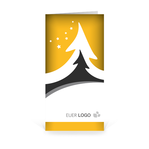 [WP706] Karte: Formschön - Weihnachtswald (Wir gestalten gratis für Dich)