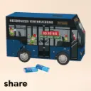 Adventskalender Bus - share Schokotäfelchen