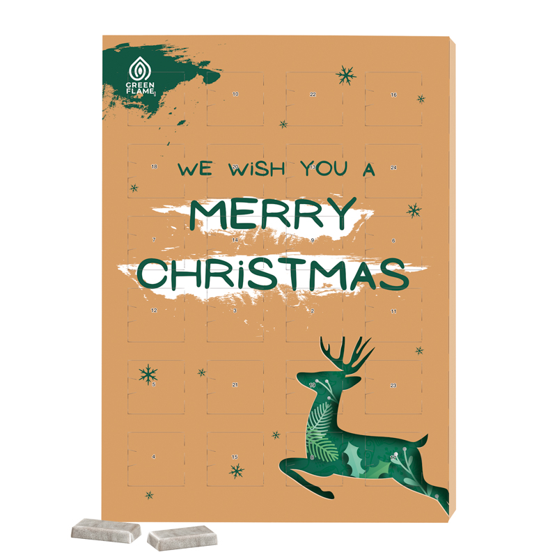 Marken Wand Adventskalender, Alpenmilch-Schokotäfelchen