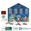 Adventskalenderhaus Organic mit Sarotti Täfelchen