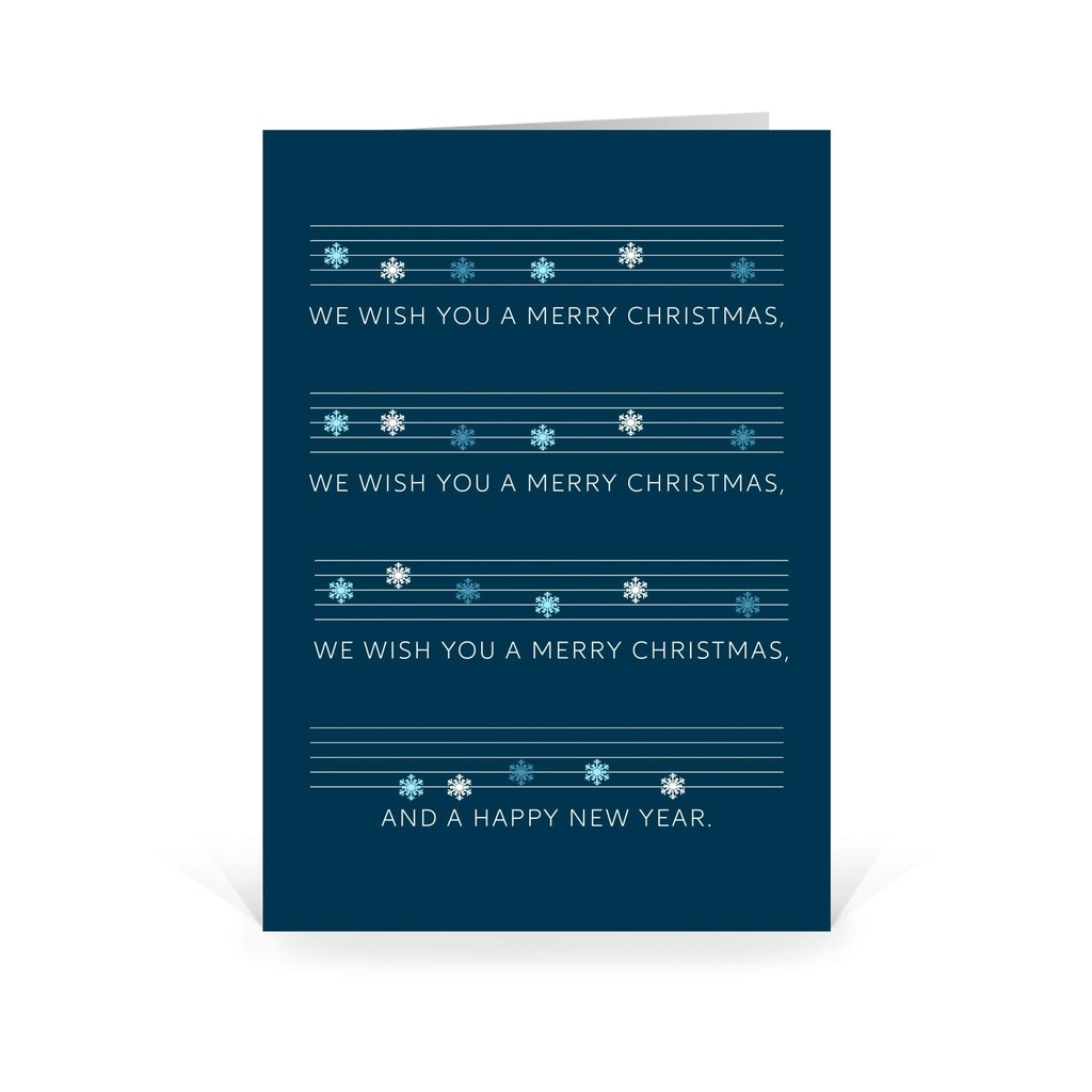 Karte: Weihnachtsnoten