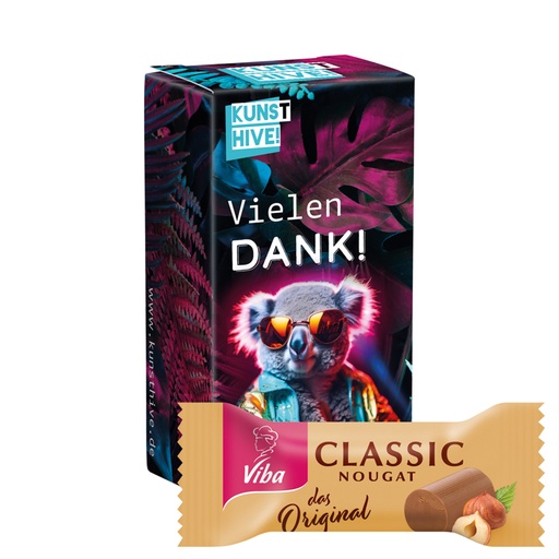 [1276] Werbequader small, Viba Nougat Classic
