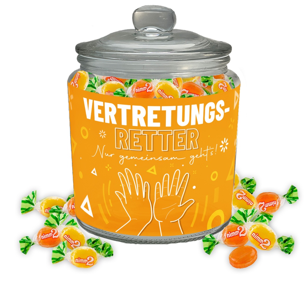 Teamgeschenk S "Vertretungsretter" - Nimm2