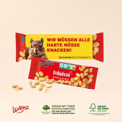 [91549] Lorenz Erdnüsse im Werbeschuber