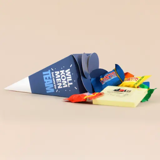 [WP13435] Schultüte "Willkommen bei uns im Team" -Tony´s