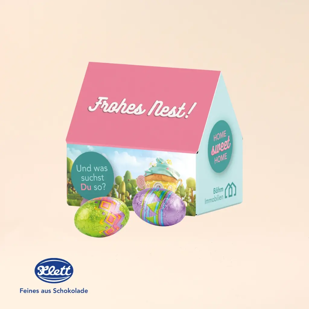 3D-Präsent Haus, Klett Ostereier