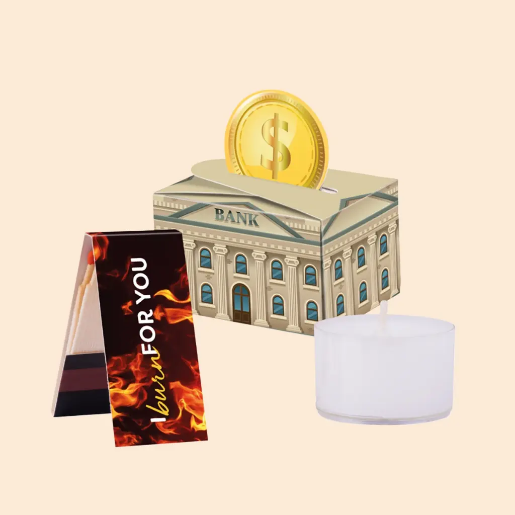 Geschenkbox Mini rund, Teelicht