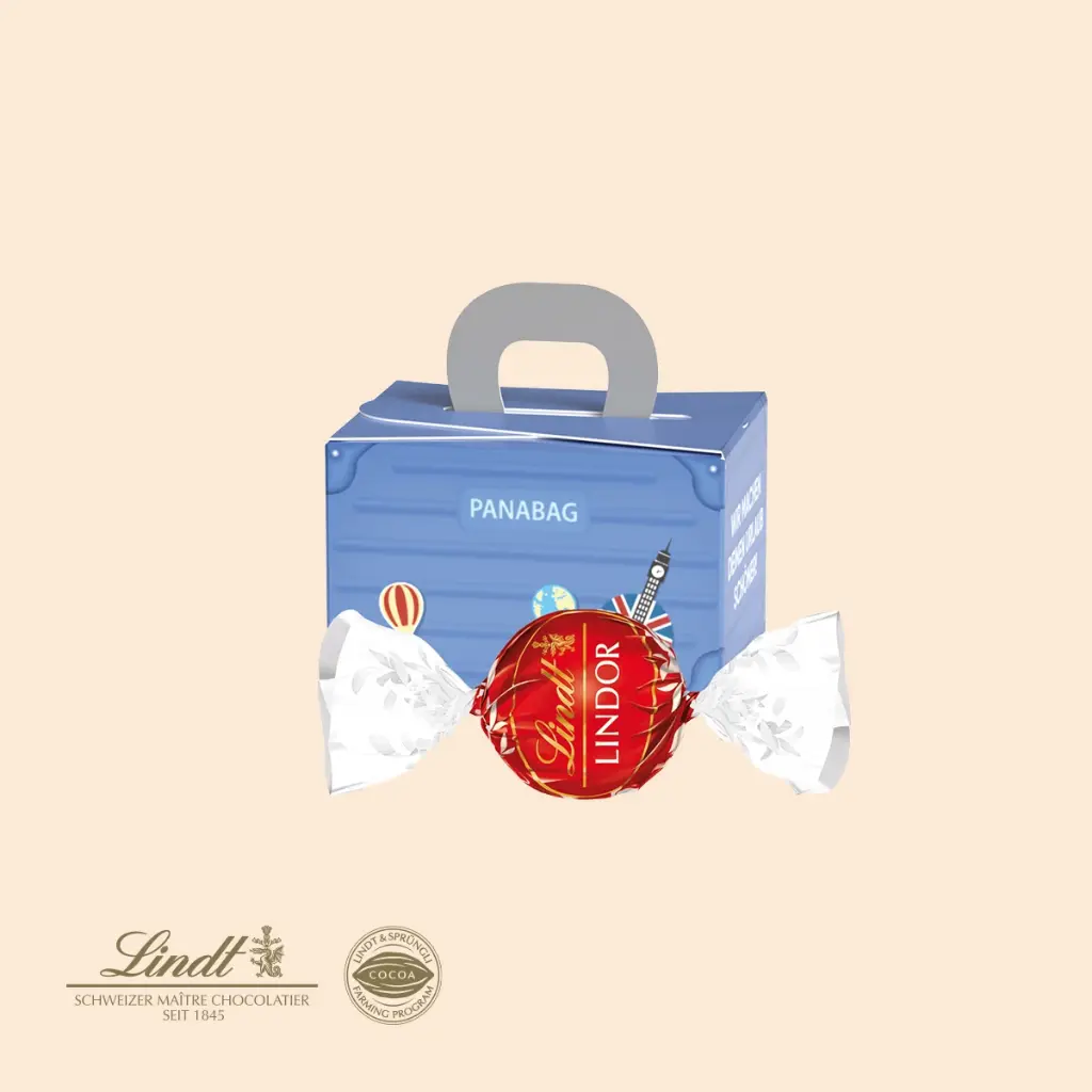 Geschenkbox Mini Koffer, Lindt LINDOR