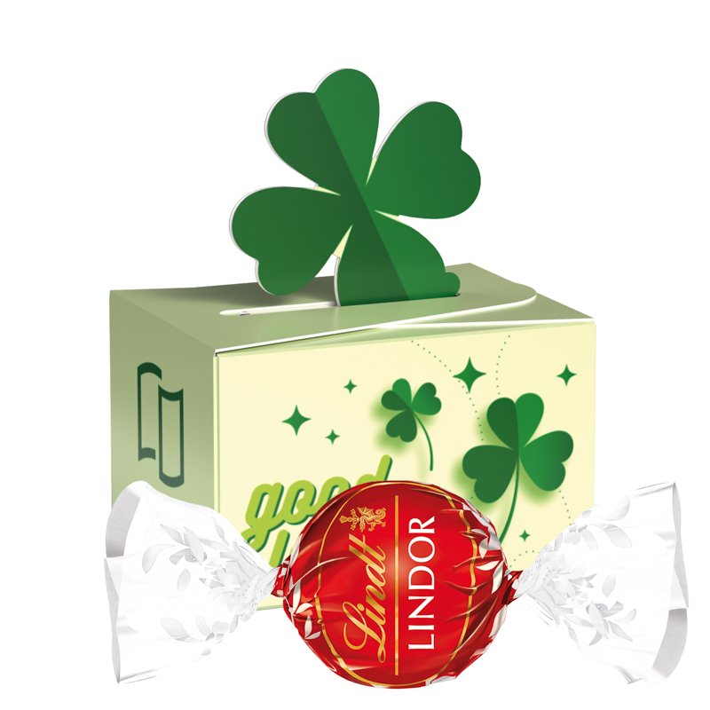 Geschenkbox Mini Kleeblatt, Lindt LINDOR