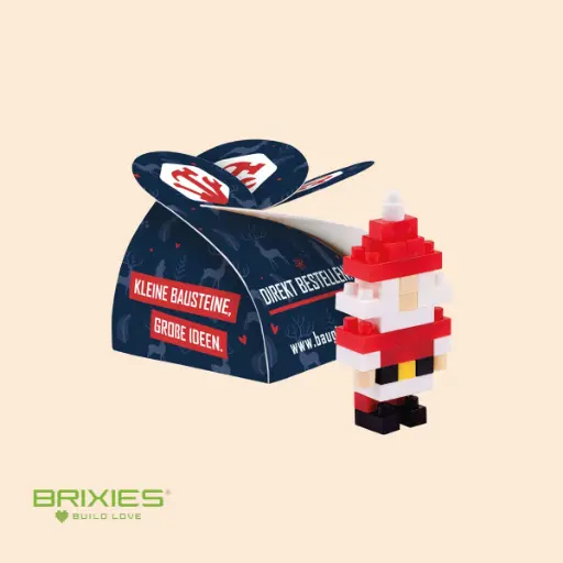 [1270-WEIHNACHTSMANN] Kleines Präsent, BRIXIES Weihnachtsmann