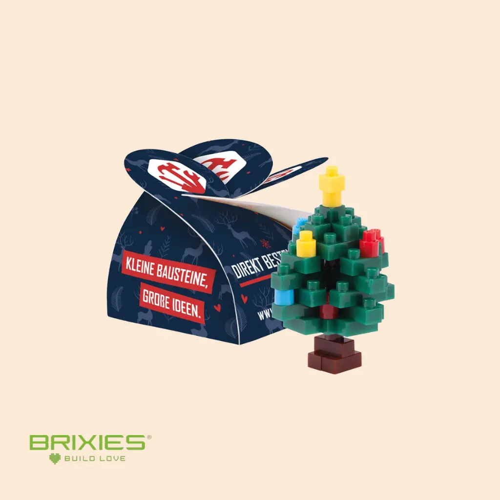 Kleines Präsent, BRIXIES Weihnachtsbaum