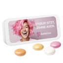 Schiebedeckeldose, weiß, Mentos Kaudragee Fruit