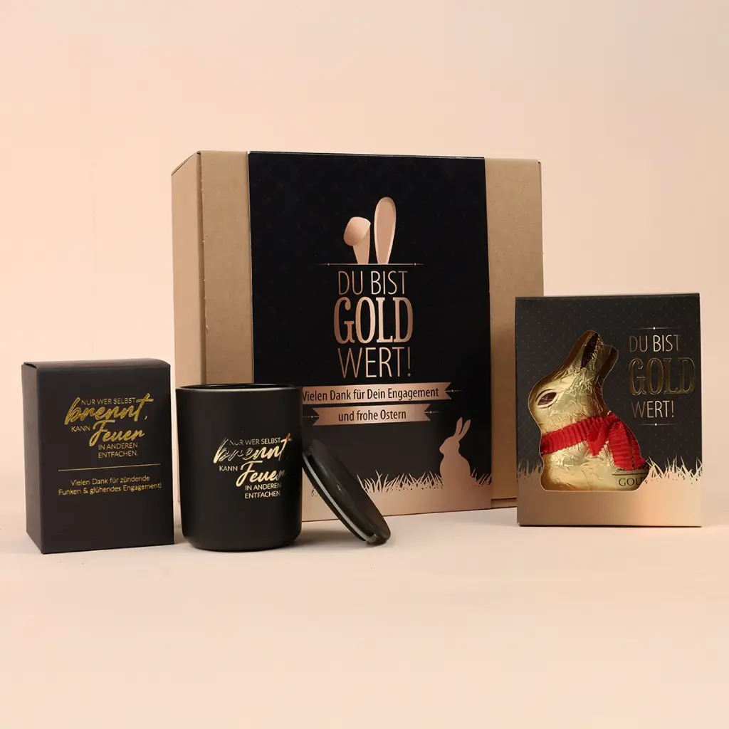 Ostern-Set "Du bist gold wert"