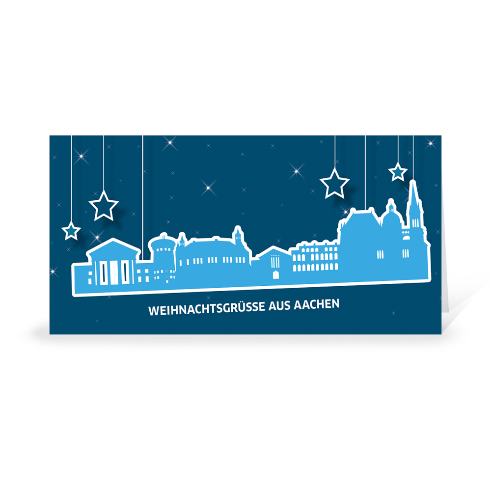 Karte: Skyline pop - Aachen