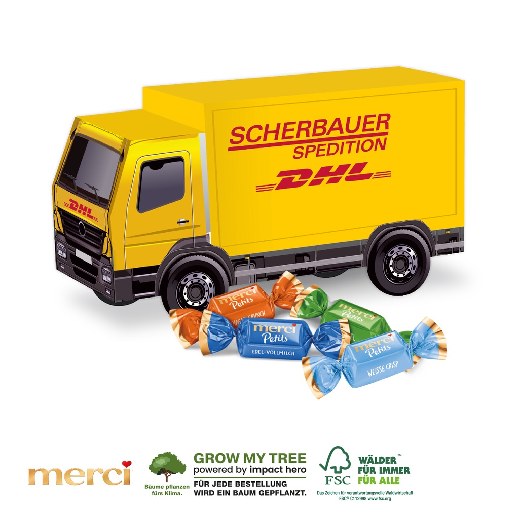 3D Präsent "LKW" - Merci