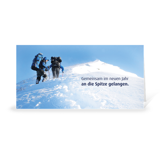 [WP1638] Karte: Gipfelstürmer - Spitze (Wir gestalten gratis für Dich)