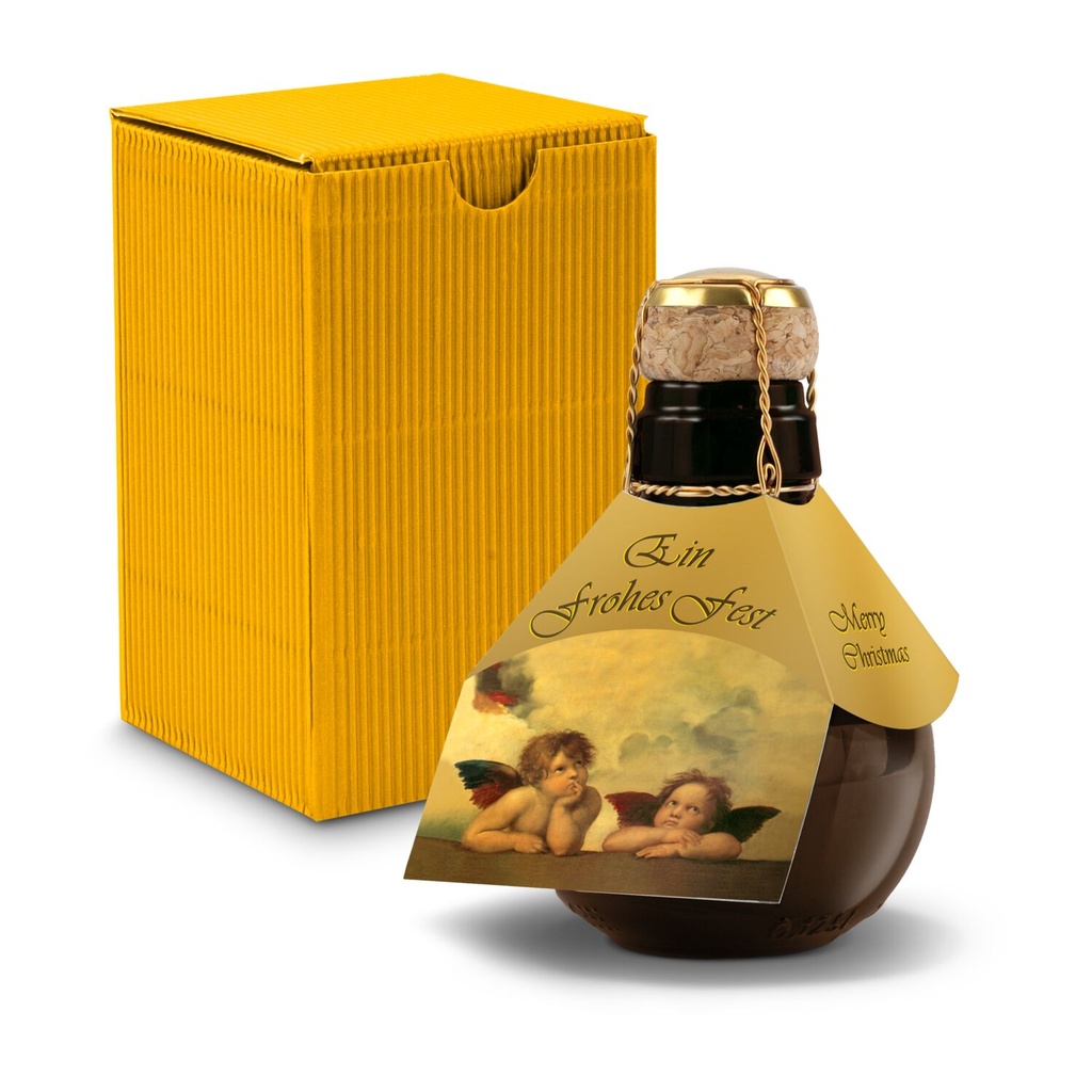 Kleinste Sektflasche - Weihnachts-Raffael