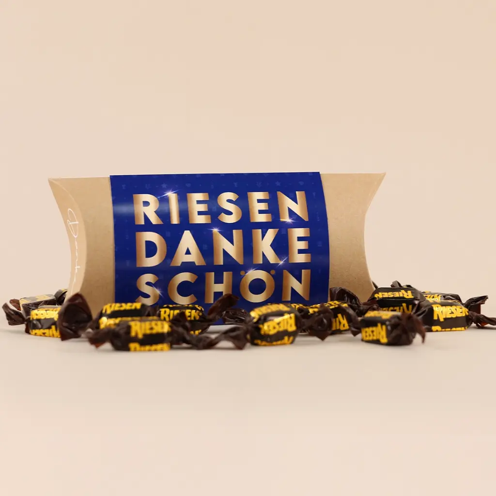 Pillowbox "RIESEN Dankeschön"