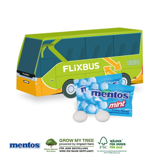 [91540] 3D Präsent „Bus” - Mentos