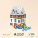 3D Präsent "Haus" mit Merci Petits 