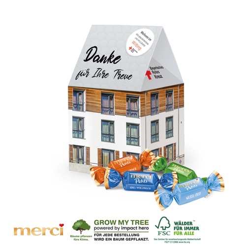 [91576] 3D Präsent „Haus” - Merci