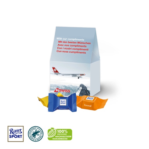 [91617] Werbepräsent "Selection Mini" mit Ritter SPORT Schokowürfel