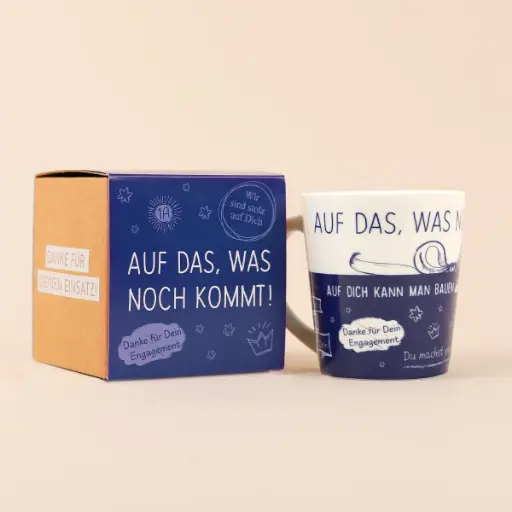 [WP13535] Porzellantasse "Bei Dir stimmt das Gesamtpaket"