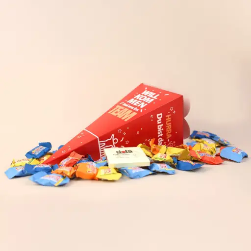 [WP13539] Schultüte "Willkommen bei uns im Team" - XXL - Tony´s