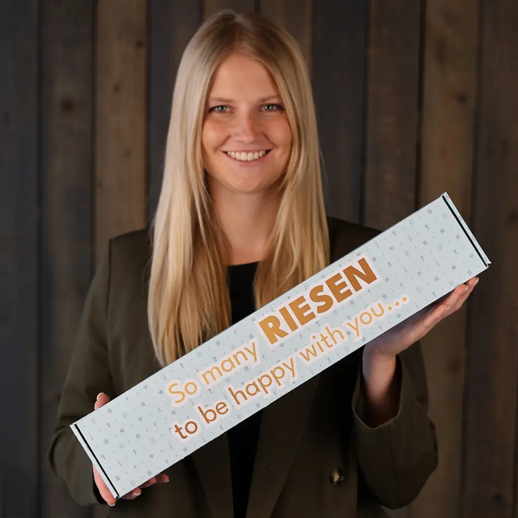 RIESEN Dankeschön "So many RIESEN to be happy with you..."