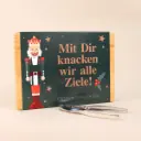 Nussknacker "Mit Dir knacken wir alle Ziele"