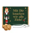 Nussknacker "Mit Dir knacken wir alle Ziele"