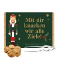 Nussknacker "Mit dir knacken wir alle Ziele"
