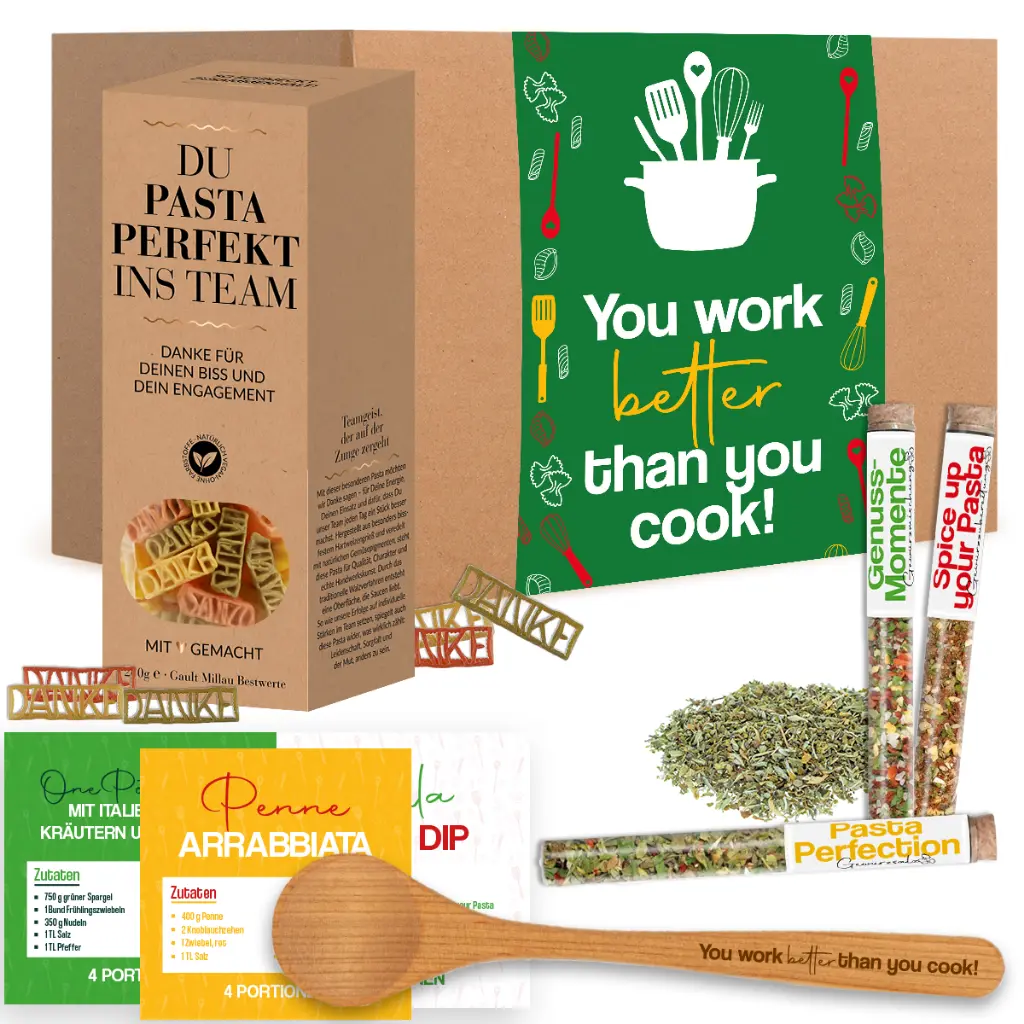 Kochset "You work better than you cook!"