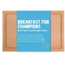 Frühstücksbrett "Breakfast for Champions"