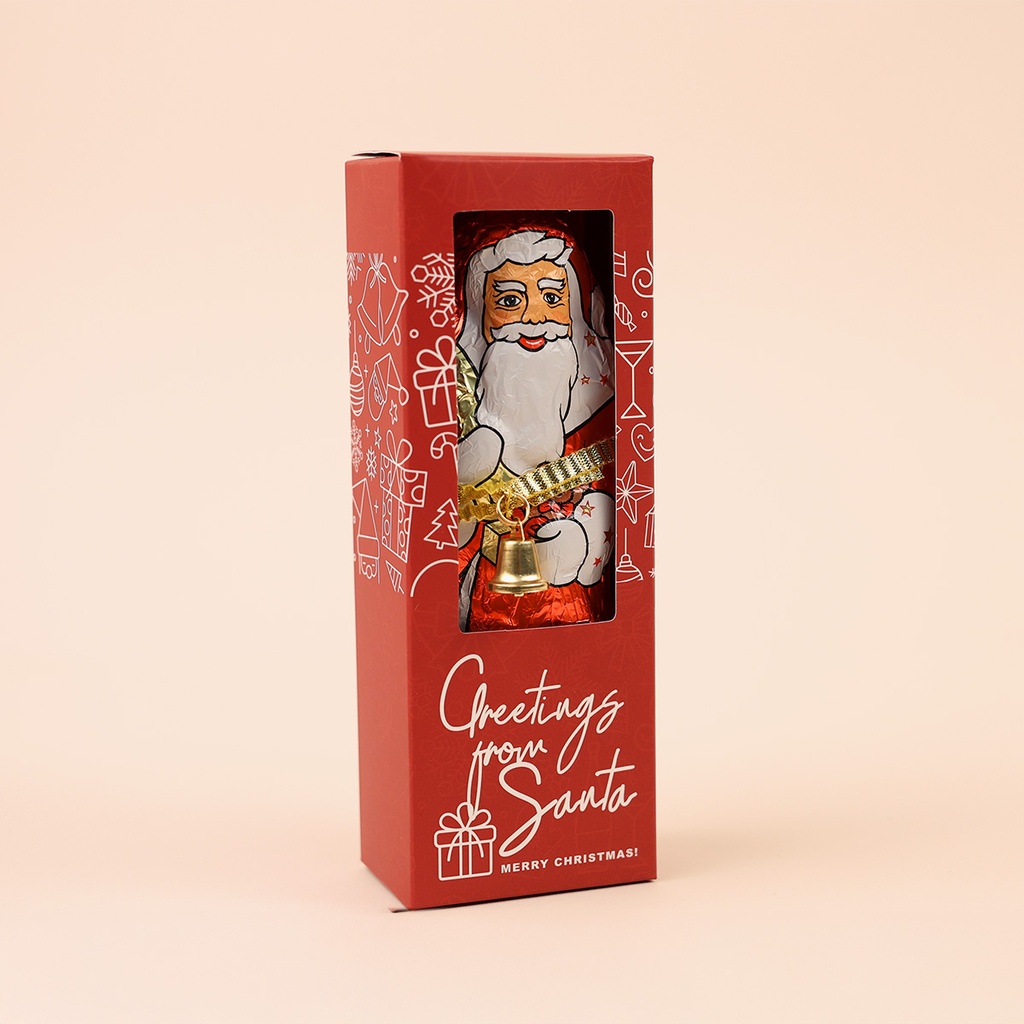 Schokoweihnachtsmann "Greetings from Santa" - 125 g Lindt