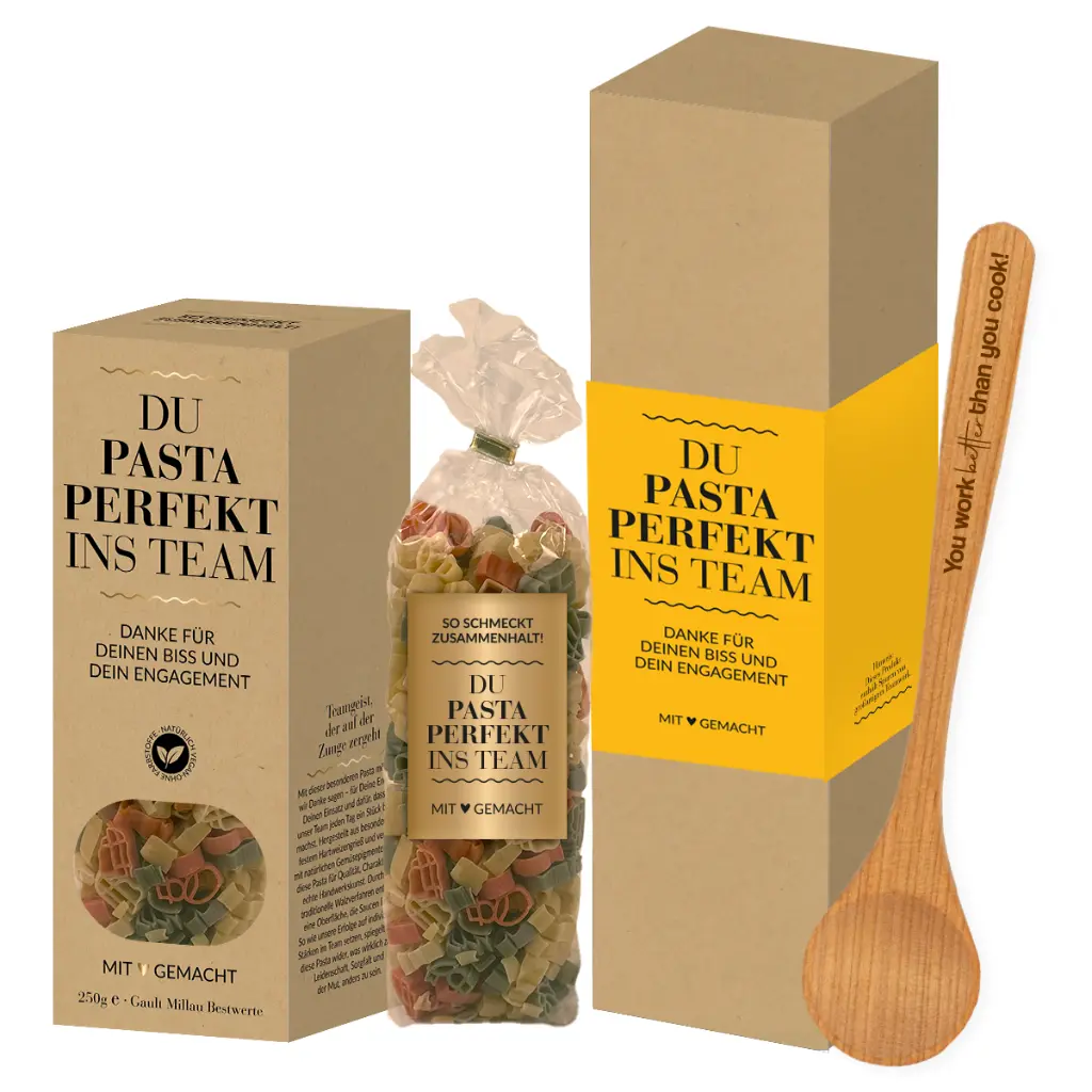 Geschenkset "Du Pasta perfekt ins Team!"